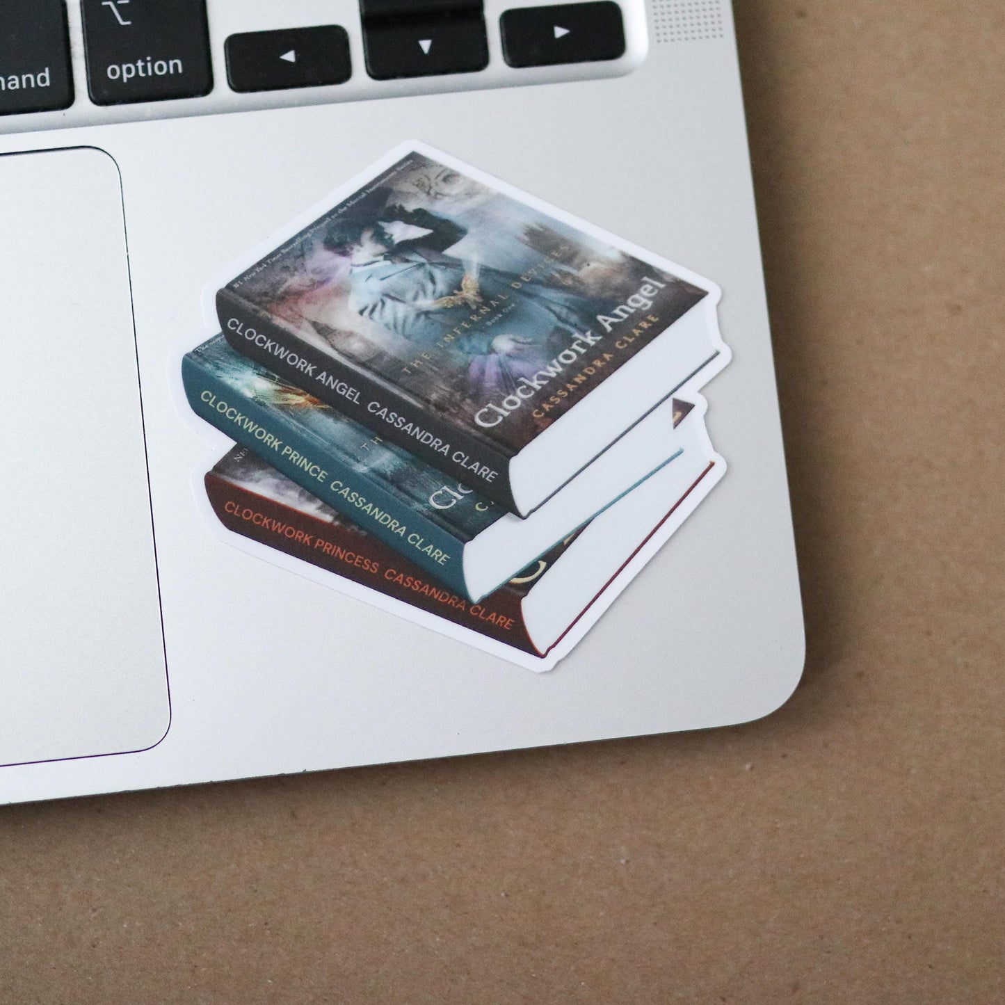 The Infernal Devices Book Stack Sticker