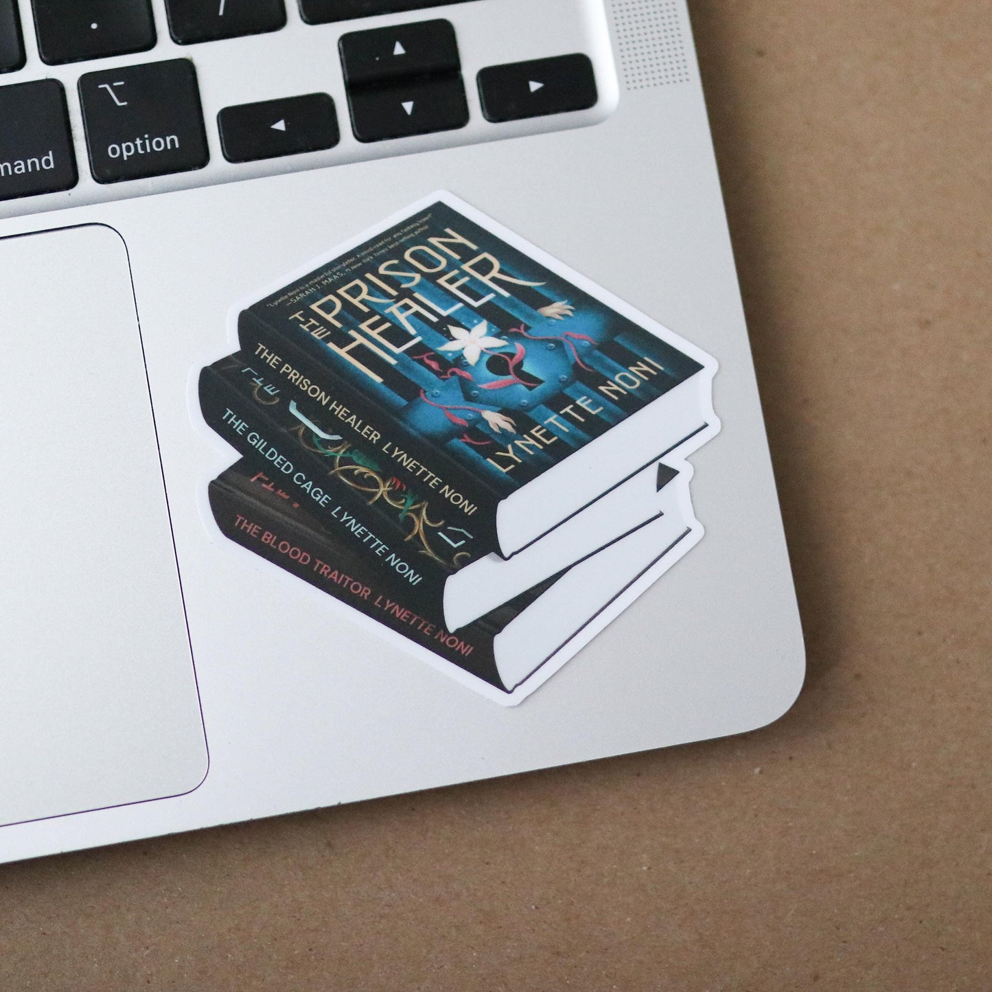 The Prison Healer Book Stack Sticker