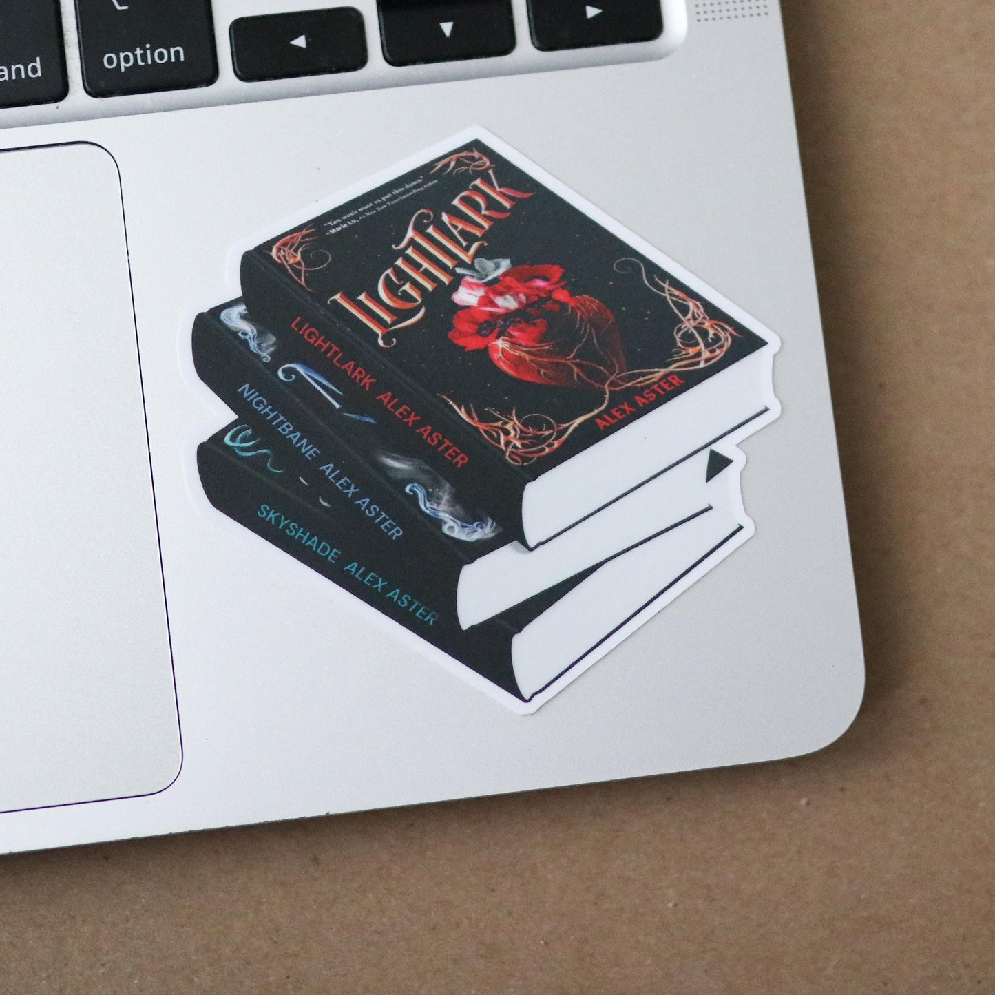 Lightlark Book Stack Sticker
