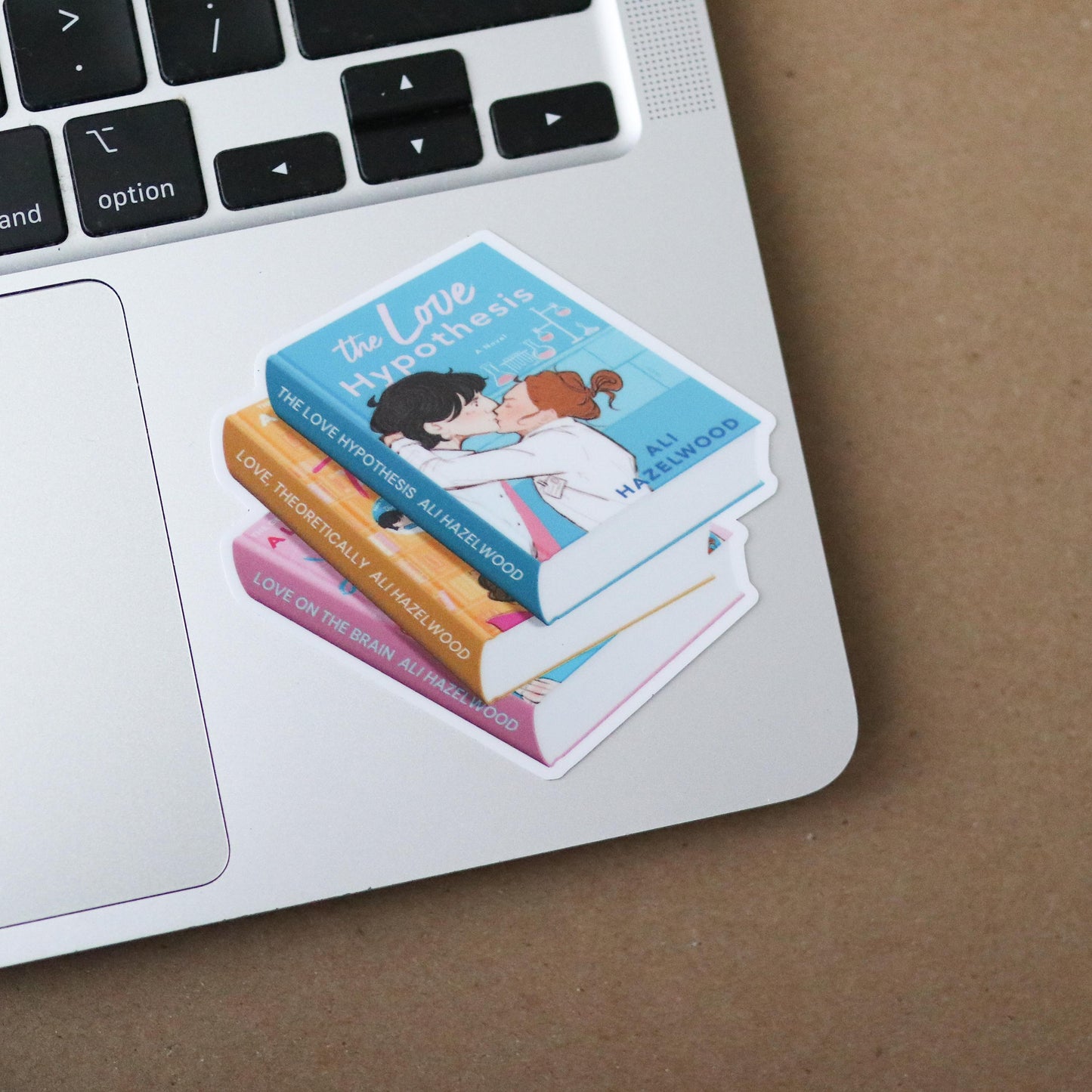 Ali Hazelwood Book Stack Sticker