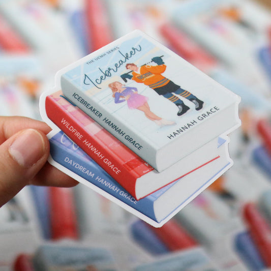 Maple Hills Book Stack Sticker