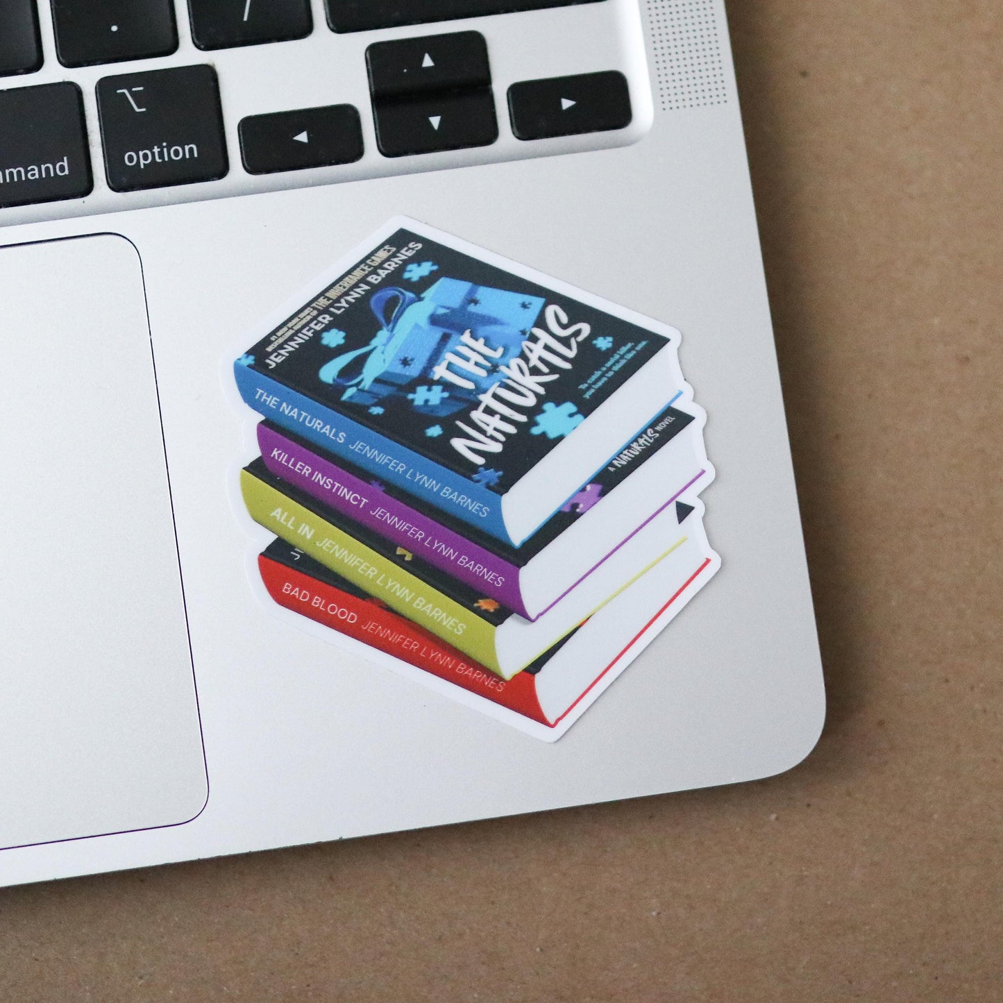 The Naturals Book Stack Sticker