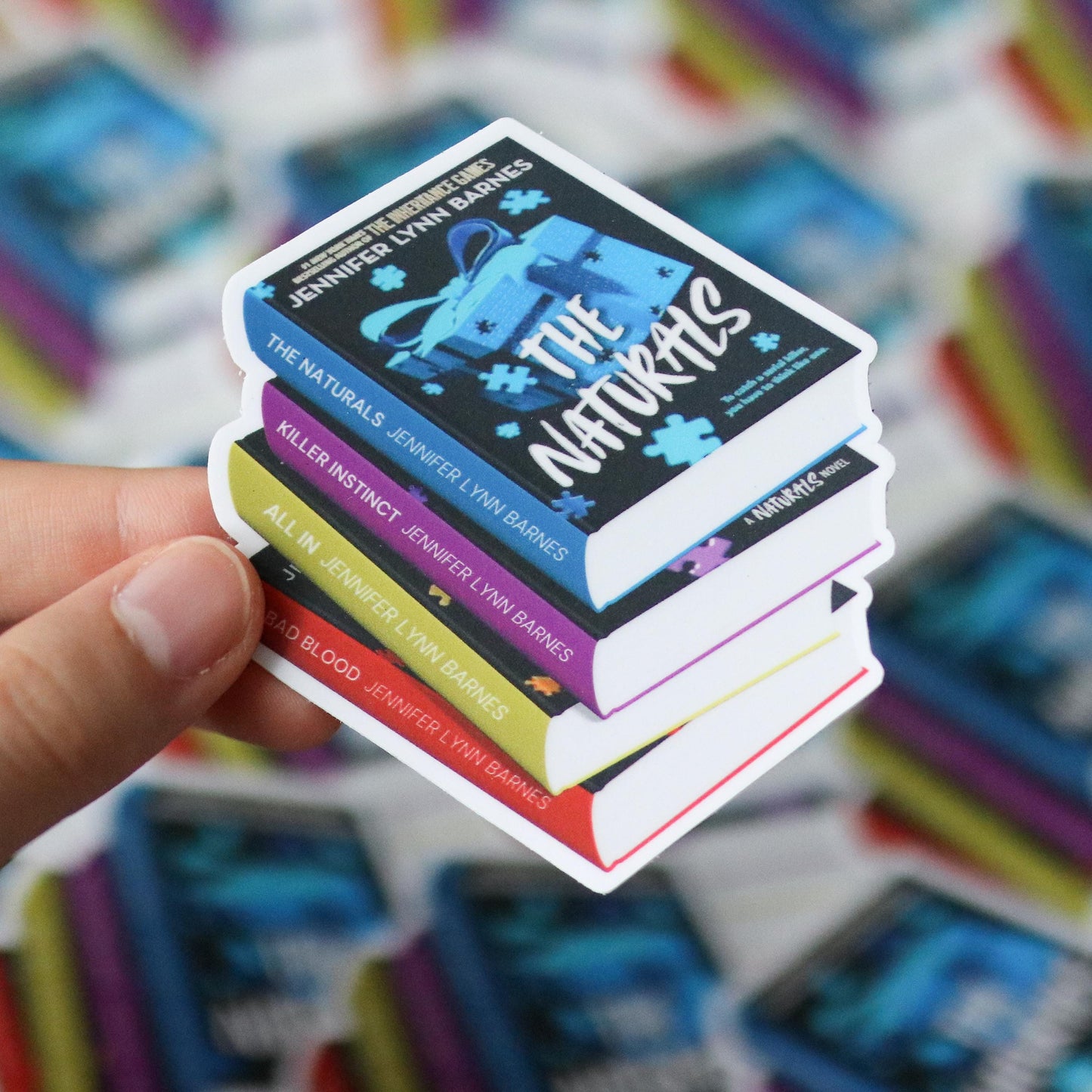 The Naturals Book Stack Sticker