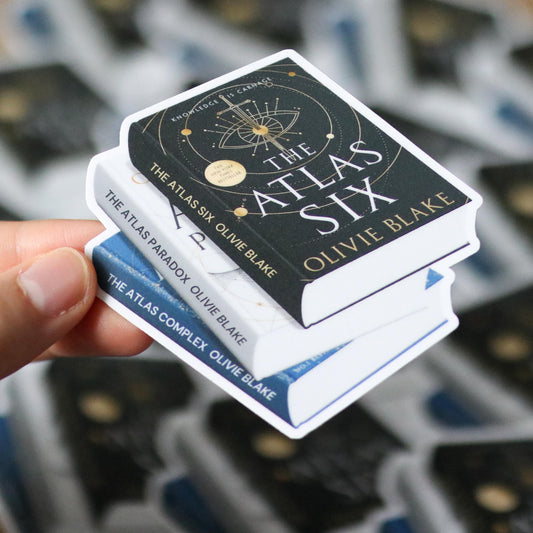 The Atlas Six Book Stack Sticker
