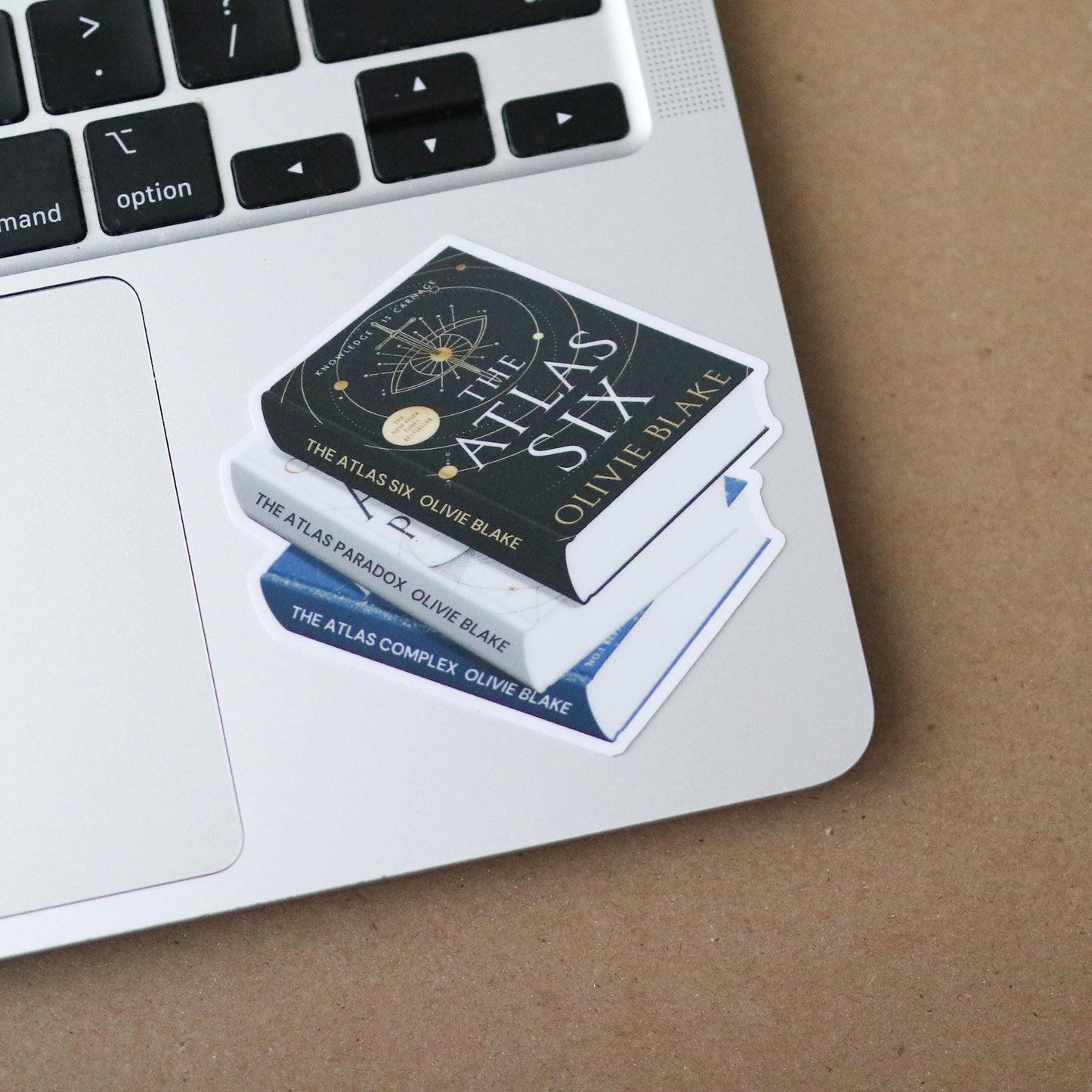 The Atlas Six Book Stack Sticker