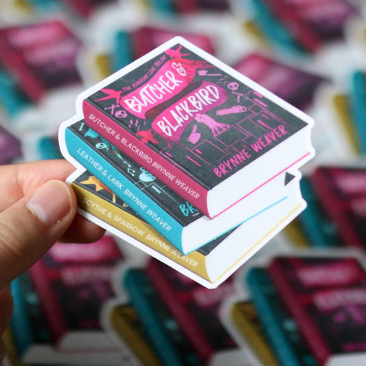 The Ruinous Love Trilogy Book Stack Sticker