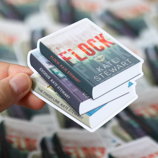 The Ravenhood Book Stack Sticker