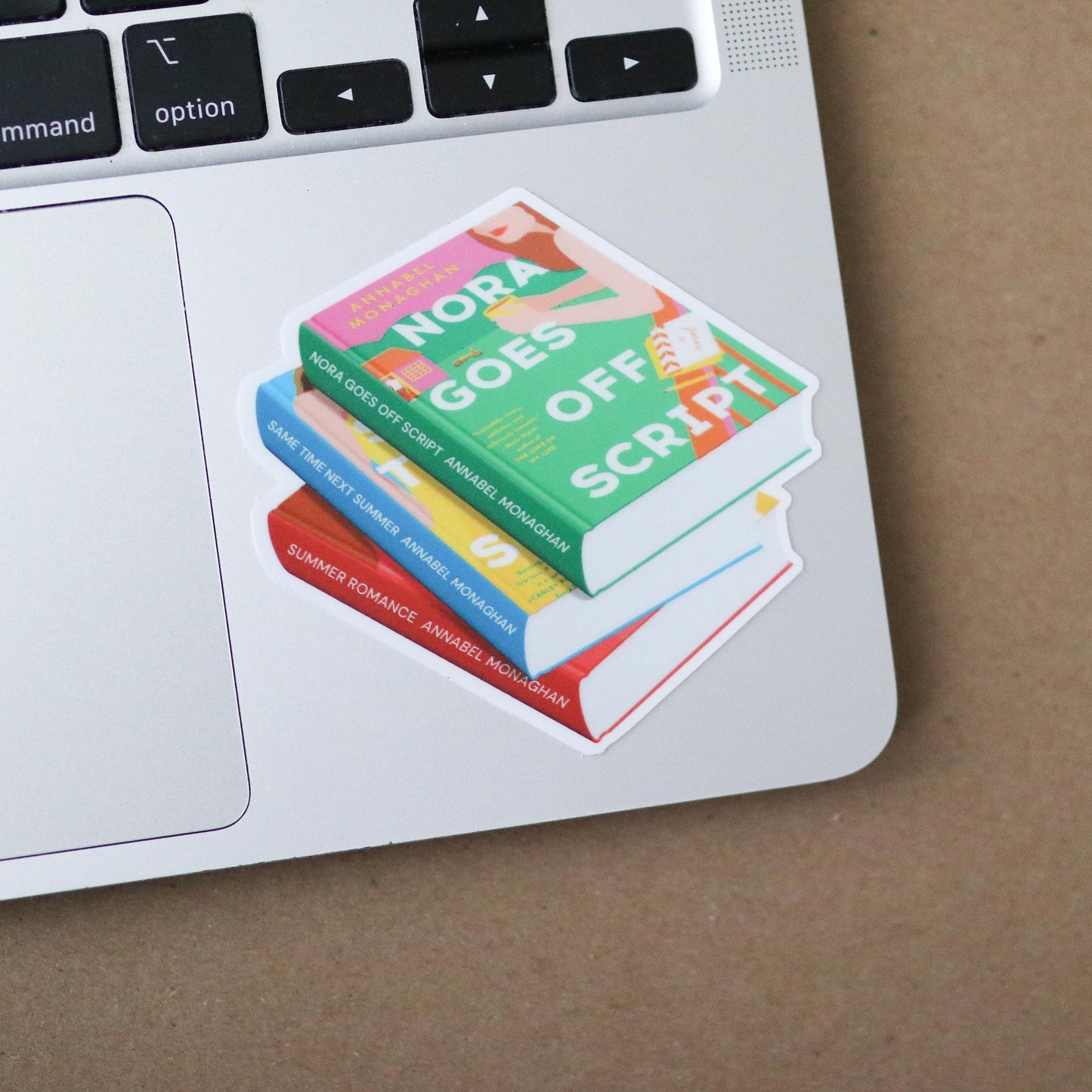 Annabel Monaghan Book Stack Sticker