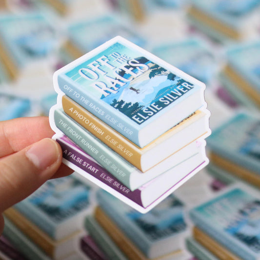 Gold Rush Ranch Book Stack Sticker