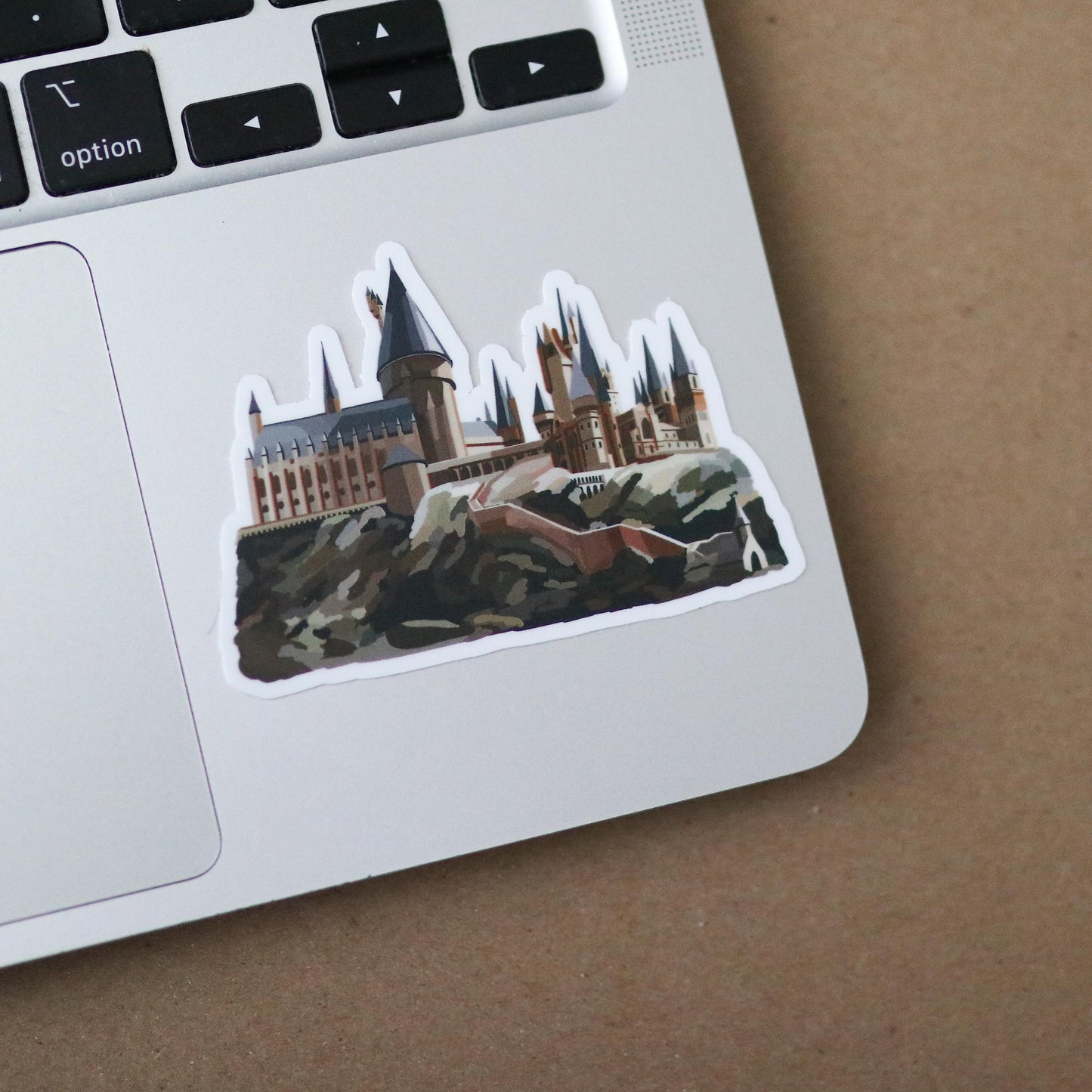 Castle HP Sticker | gift laptop decal planner water bottle waterproof stickers JK rowling fantasy movie