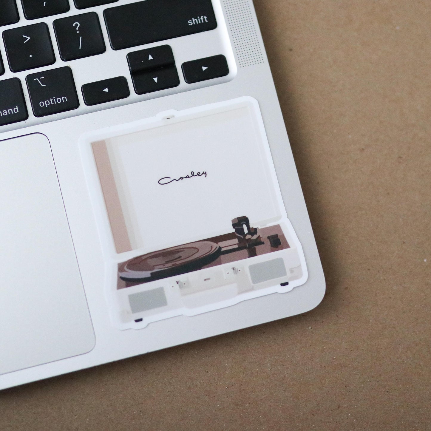 Record Player Sticker | gift laptop decal planner water bottle waterproof stickers nostalgic disc records retro aesthetic