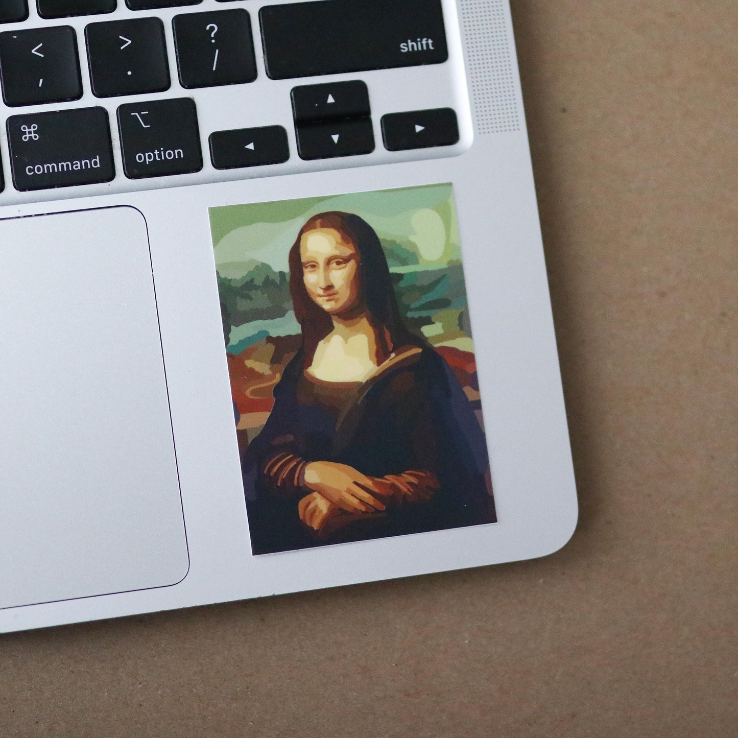 Mona Lisa Art Sticker | gift laptop decal planner waterbottle waterproof stickers aesthetic famous artist leonardo da vinci painting creativ