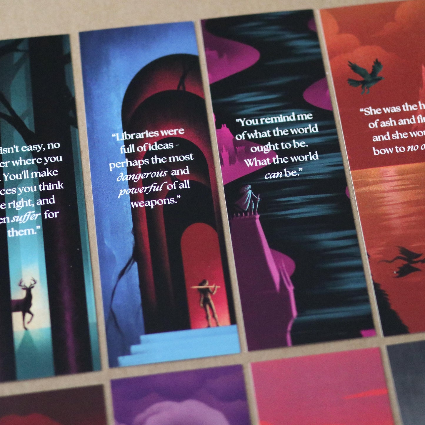 Throne of Glass inspired Bookmarks