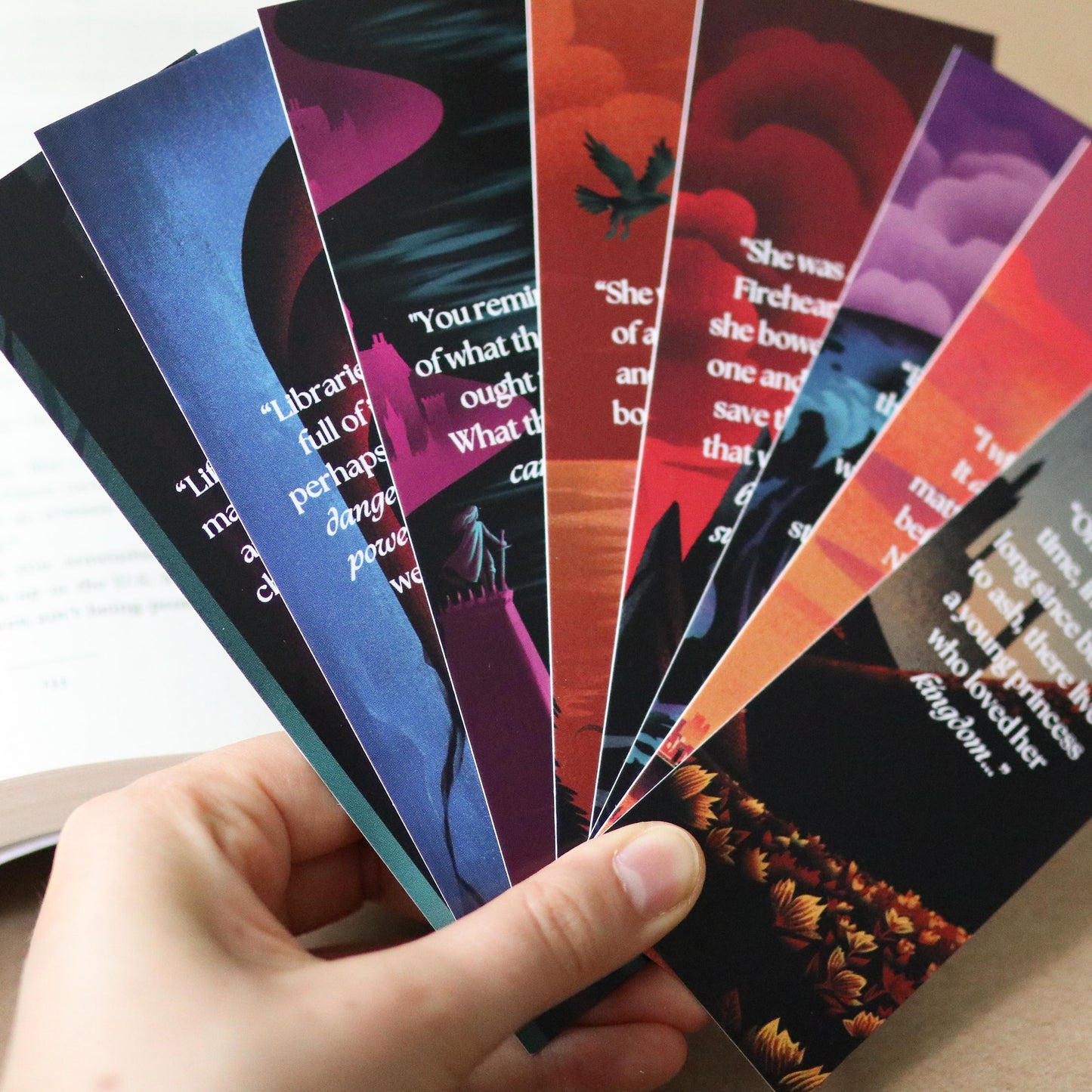 Throne of Glass inspired Bookmarks