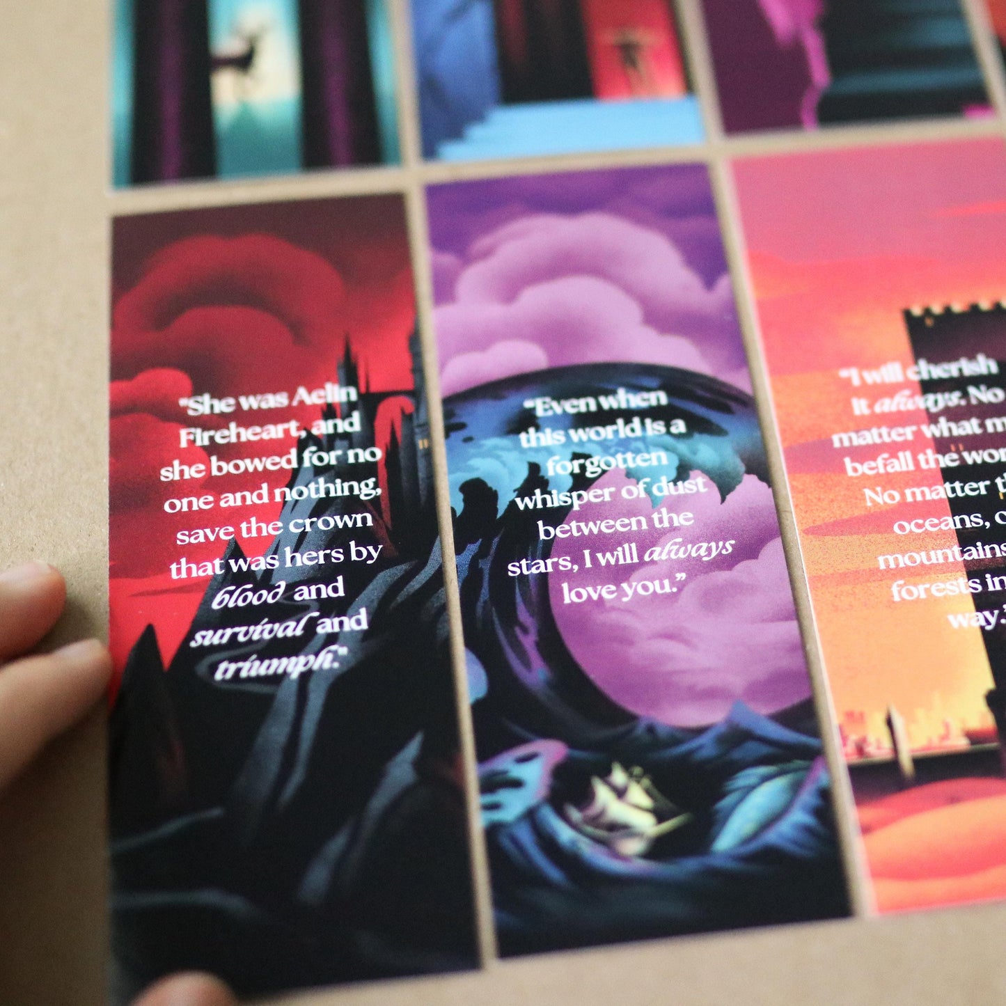 Throne of Glass inspired Bookmarks