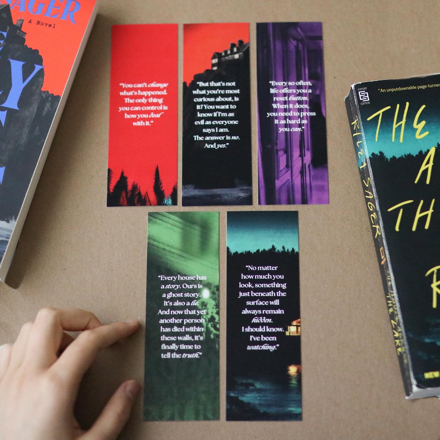 Riley Sager Inspired Bookmarks