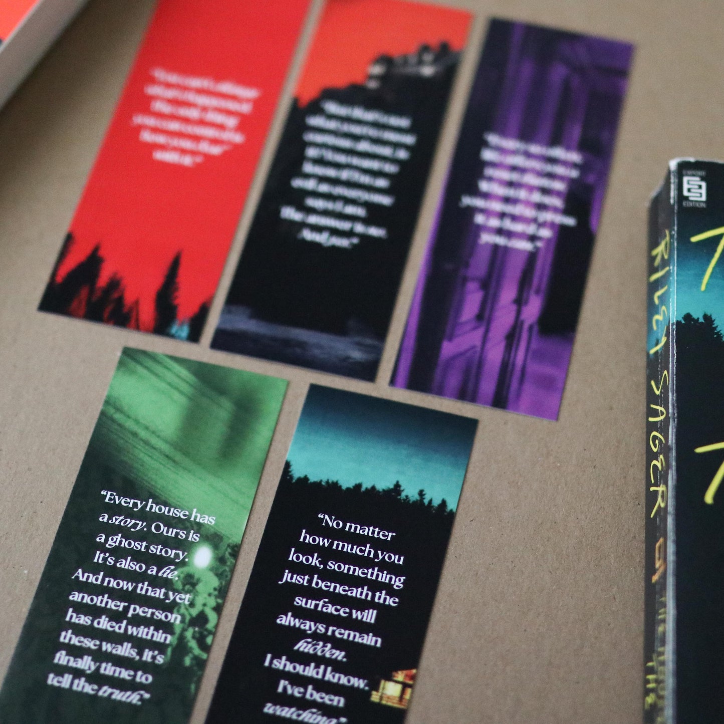 Riley Sager Inspired Bookmarks