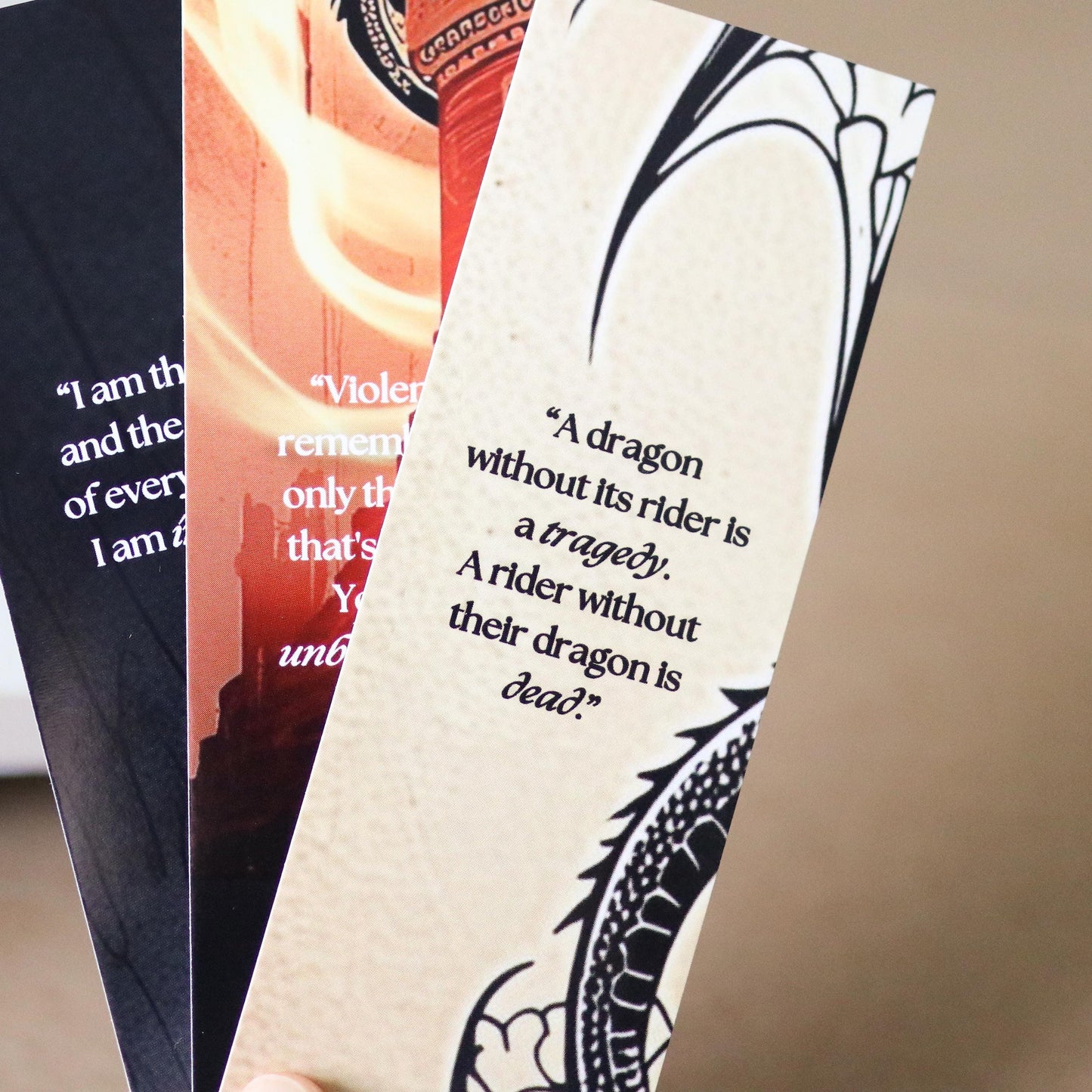Fourth Wing Empyrean Inspired Bookmarks