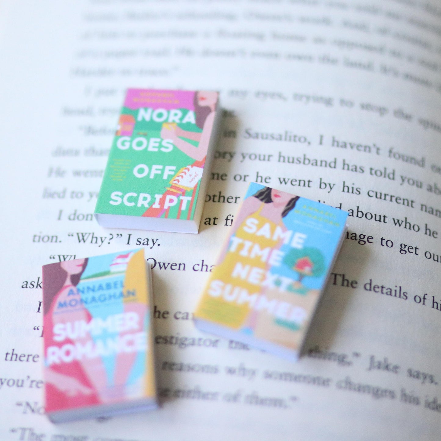 Handmade MINI Nora Goes Off Script Books (set of 3 mini books)