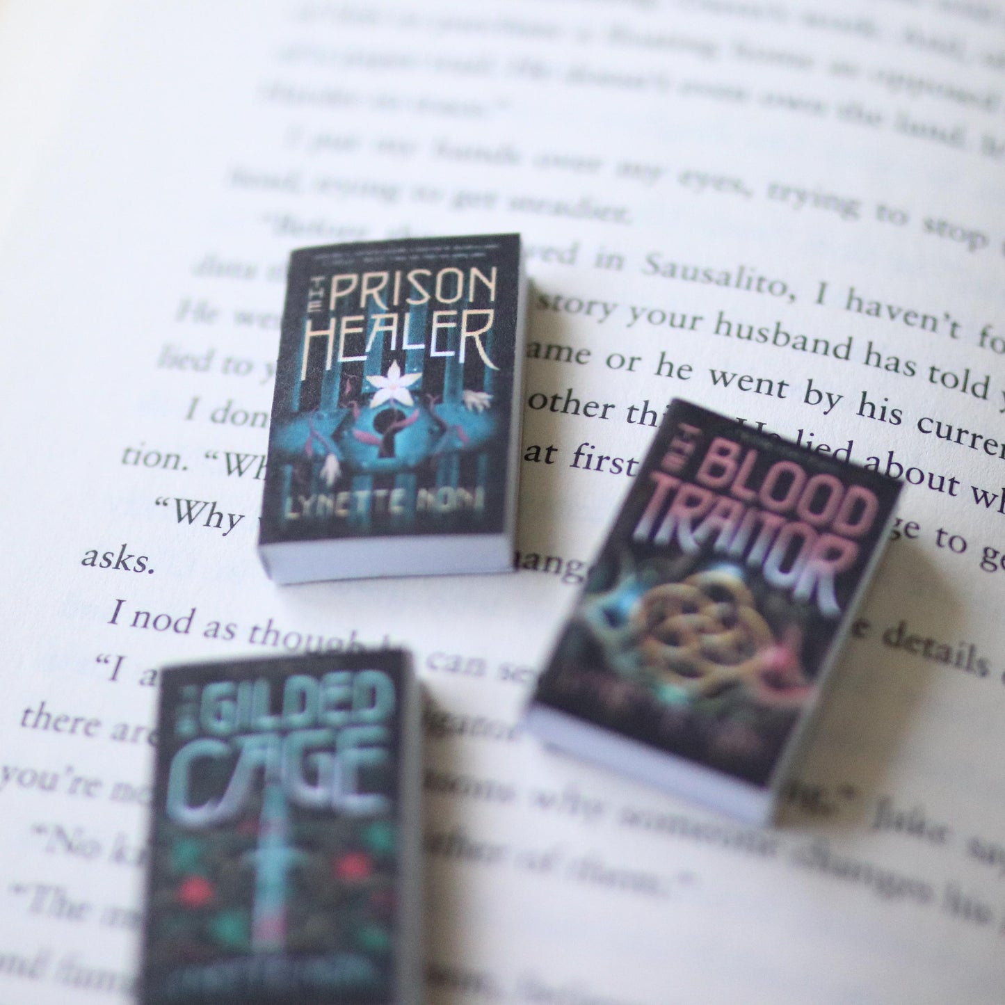 Handmade MINI The Prison Healer Books (set of 3 mini books)