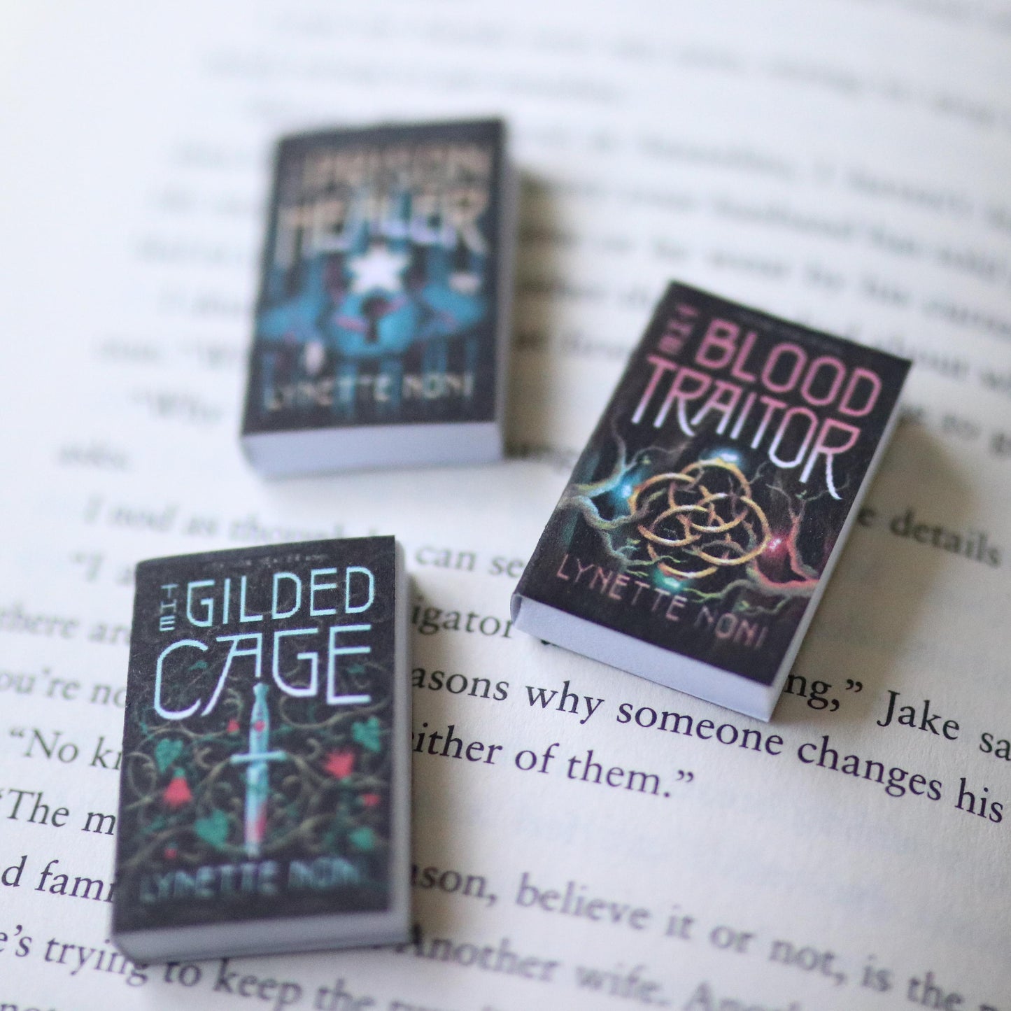 Handmade MINI The Prison Healer Books (set of 3 mini books)