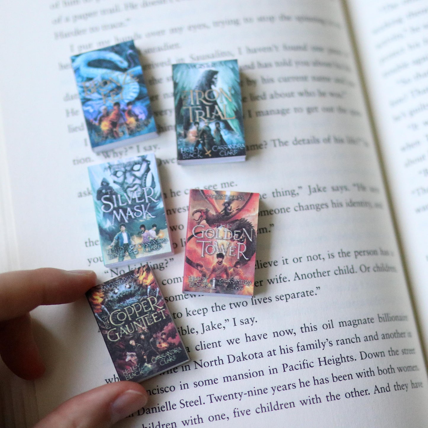 Handmade MINI Magisterium Books (set of 5 mini books)