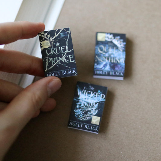 Handmade MINI Special Edition Holly Black Books (set of 3 mini books)