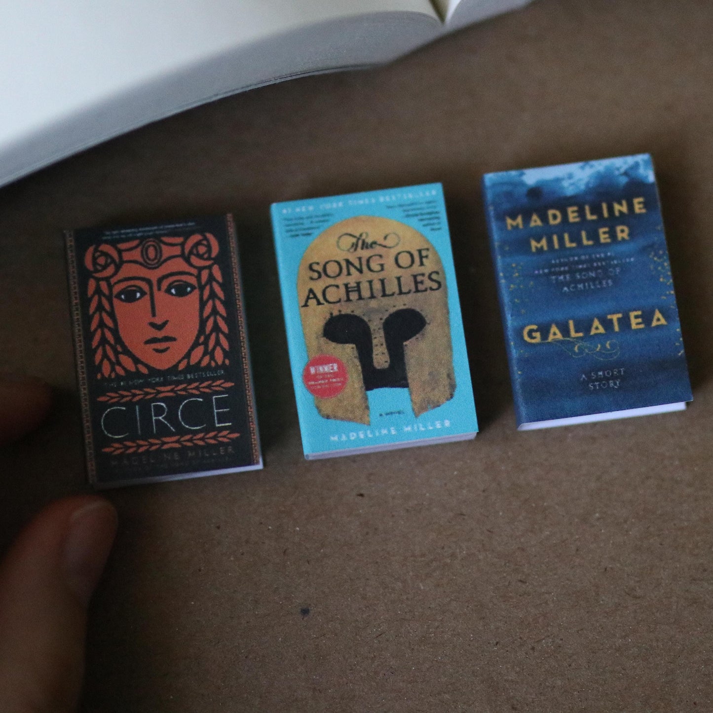 Handmade MINI Madeline Miller Books (set of 3 mini books)