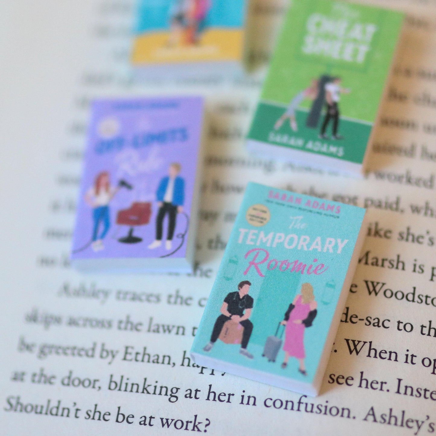 Handmade MINI Sarah Adams Books (set of 4 mini books)