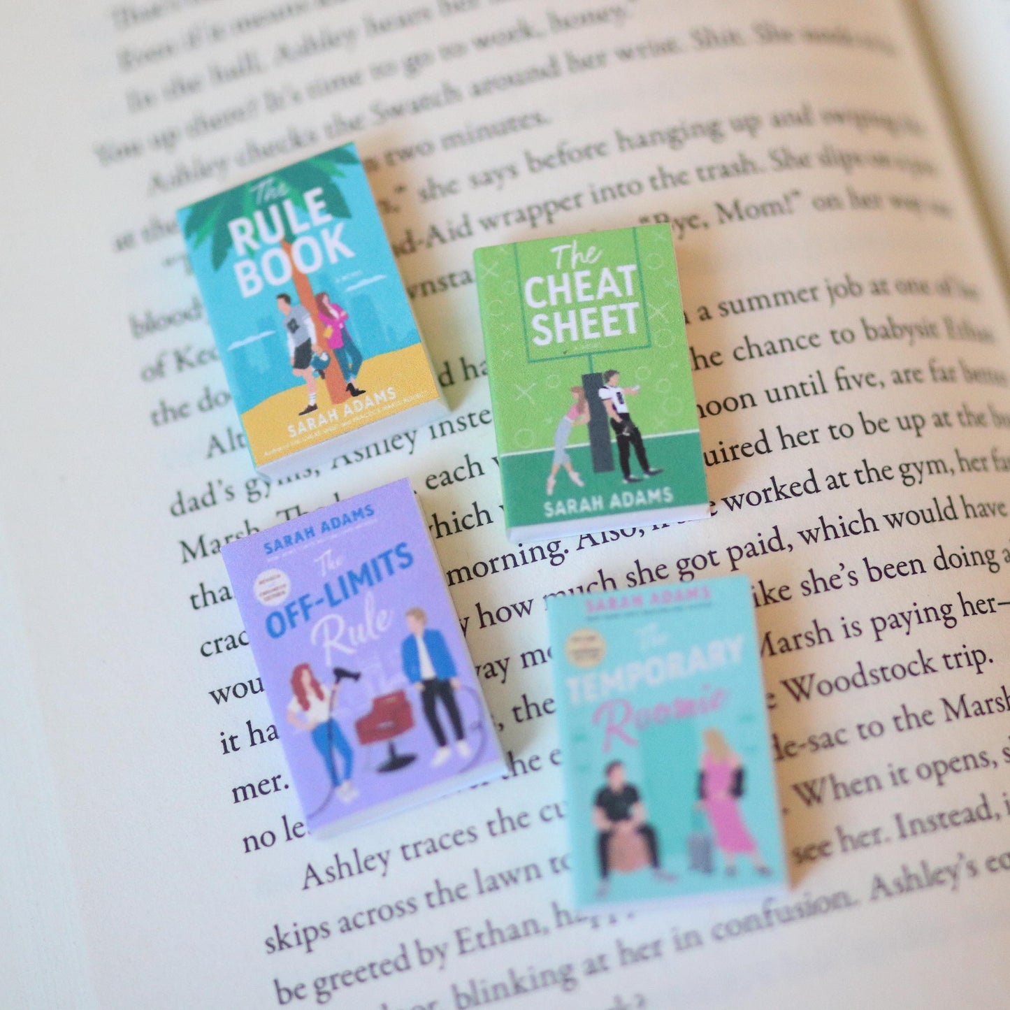 Handmade MINI Sarah Adams Books (set of 4 mini books)