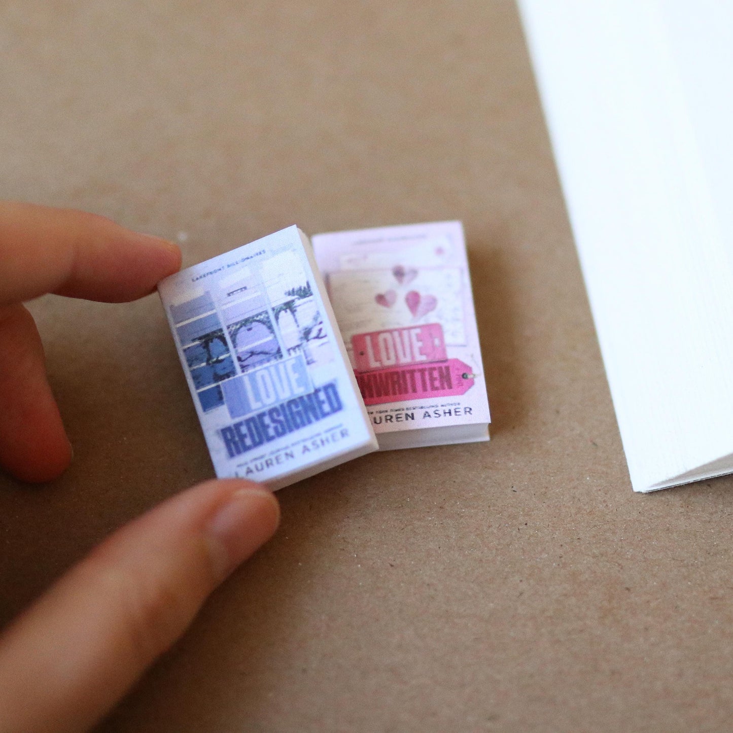 Handmade MINI Lakefront Billionaires Series Books (set of 2 mini books)