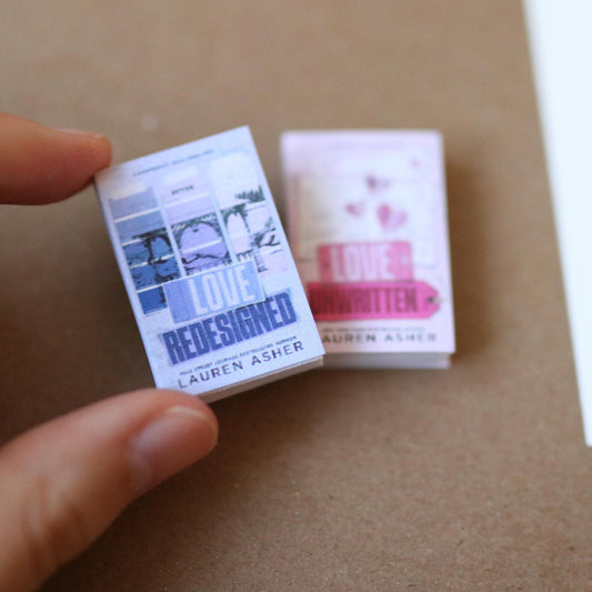 Handmade MINI Lakefront Billionaires Series Books (set of 2 mini books)