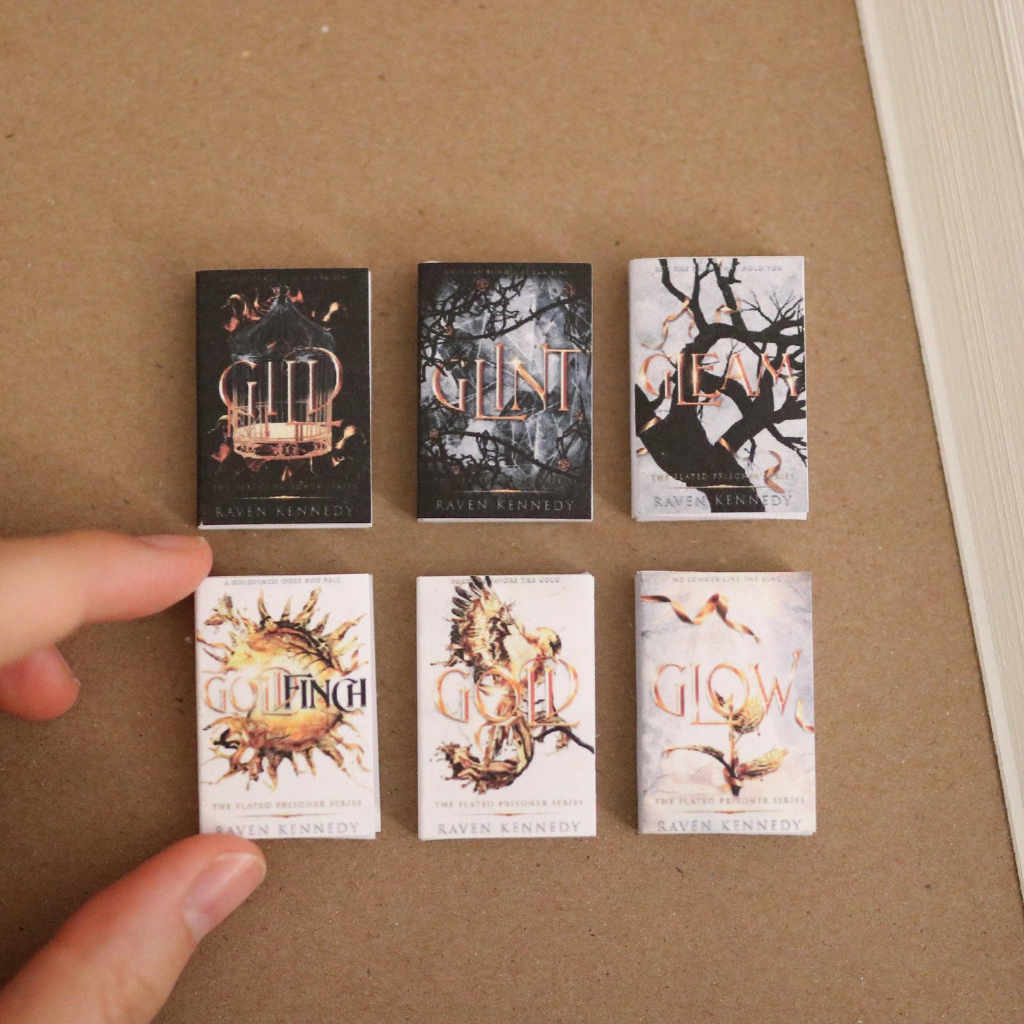 Handmade MINI The Plated Prisoner Series Books (set of 6 mini books)