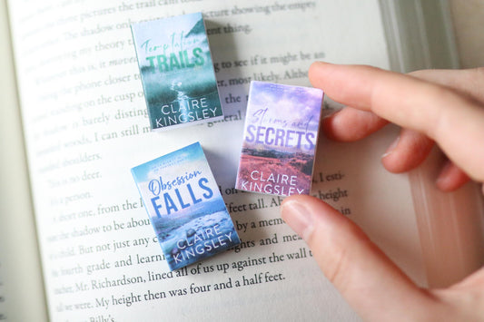 Handmade MINI Claire Kinsley Books (set of 3 mini books)