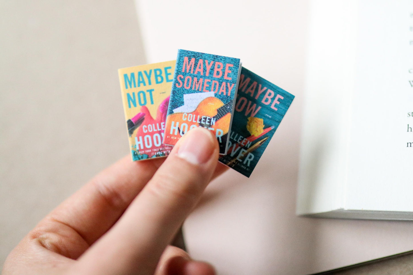Handmade MINI Maybe Series Books (set of 3 mini books)