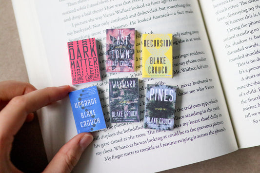 Handmade MINI Blake Crouch Books (set of 6 mini books)