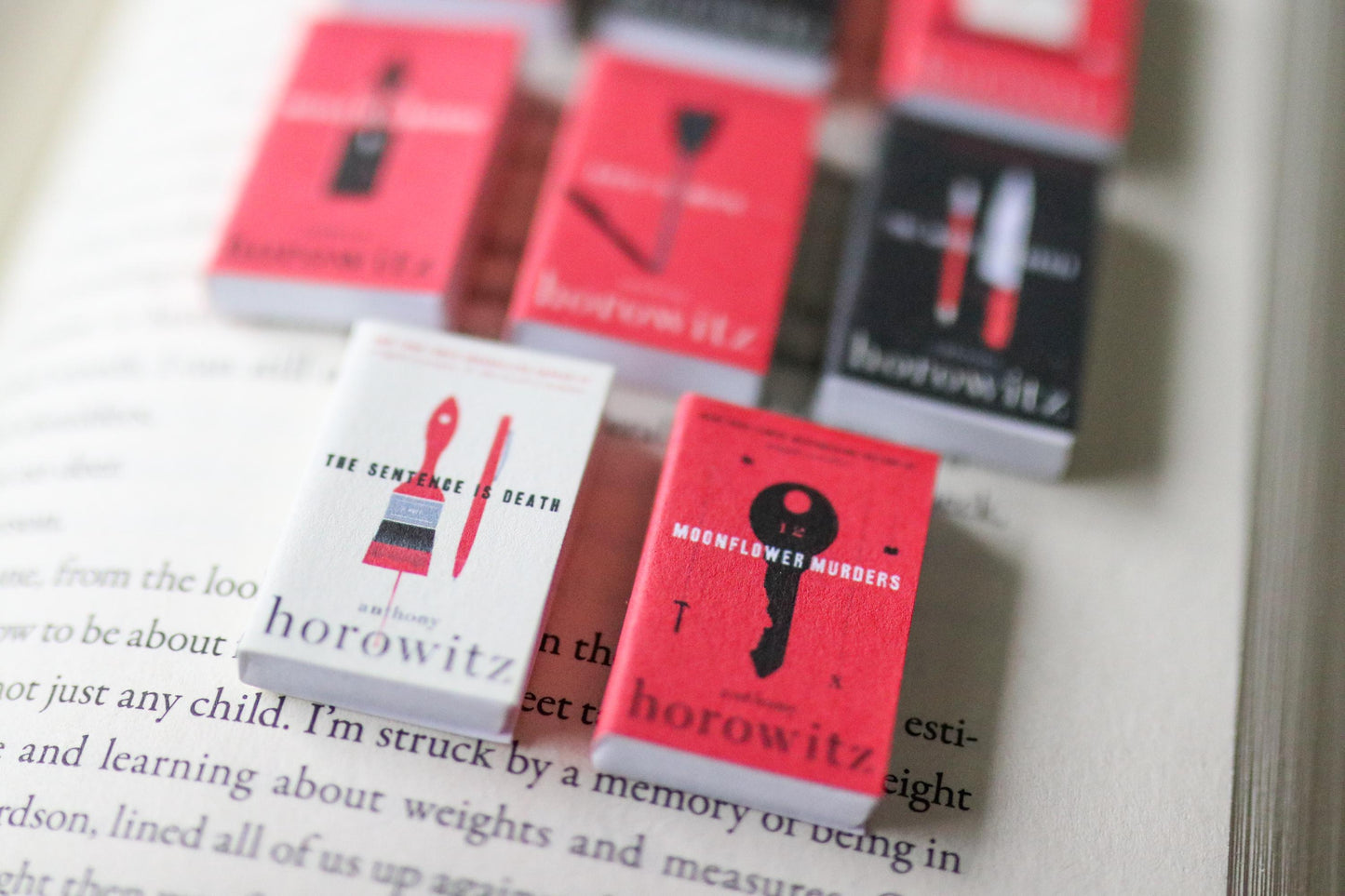 Handmade MINI Anthony Horowitz Books (set of 8 mini books)