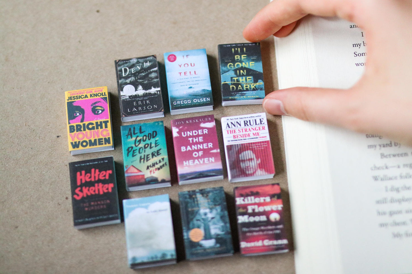 Handmade MINI Horror Books (set of 11 mini books)