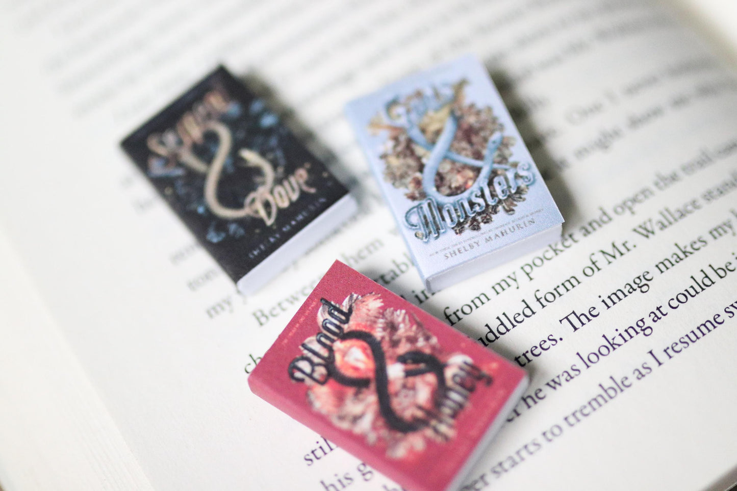 Handmade MINI Serpent & Dove Books (set of 3 mini books)