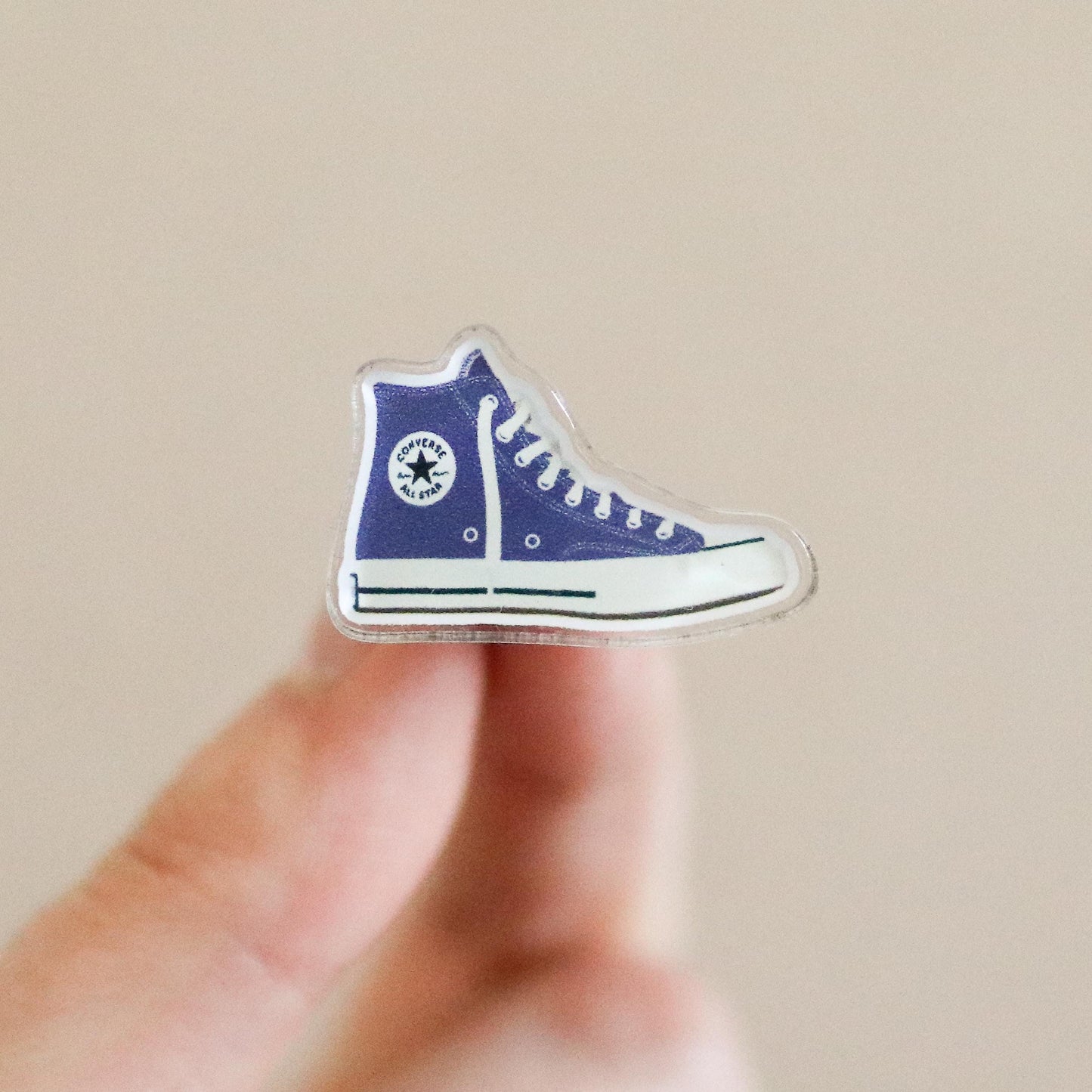Hightop Shoe Acrylic Pin