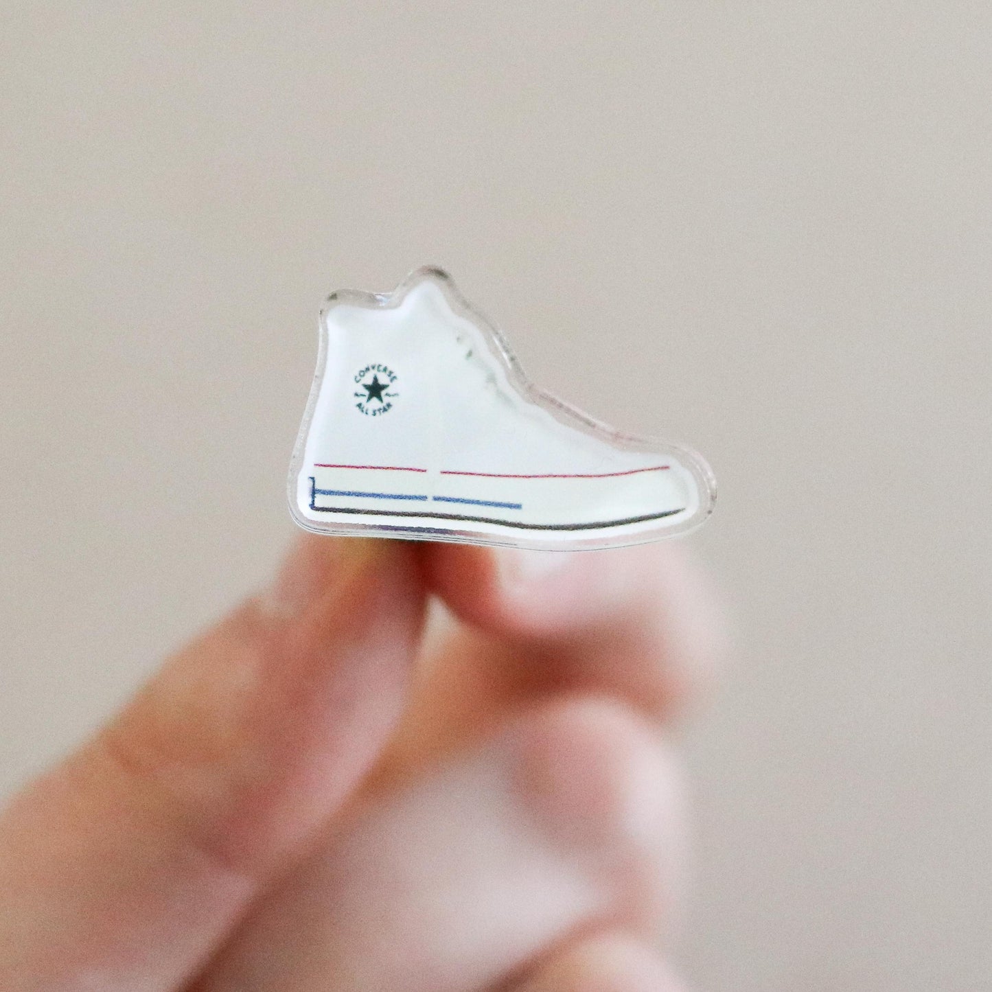 Hightop Shoe Acrylic Pin