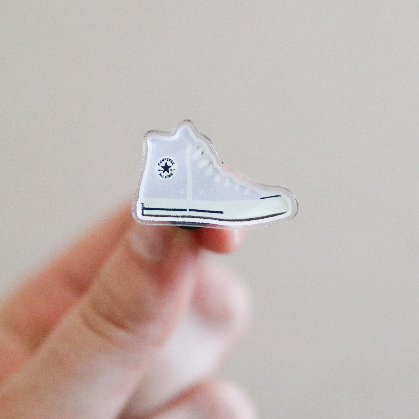 Hightop Shoe Acrylic Pin