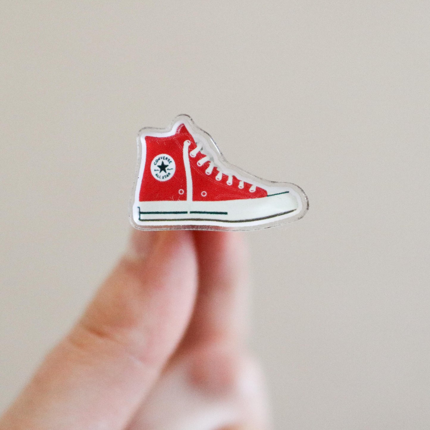 Hightop Shoe Acrylic Pin