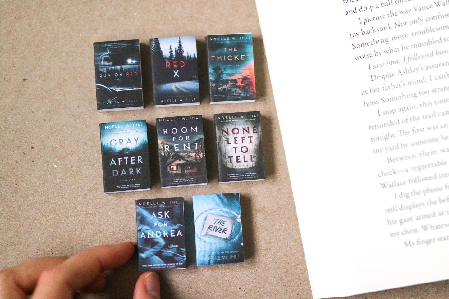Handmade MINI Noelle W. Ihli Books (set of 8 mini books)