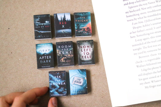 Handmade MINI Noelle W. Ihli Books (set of 8 mini books)