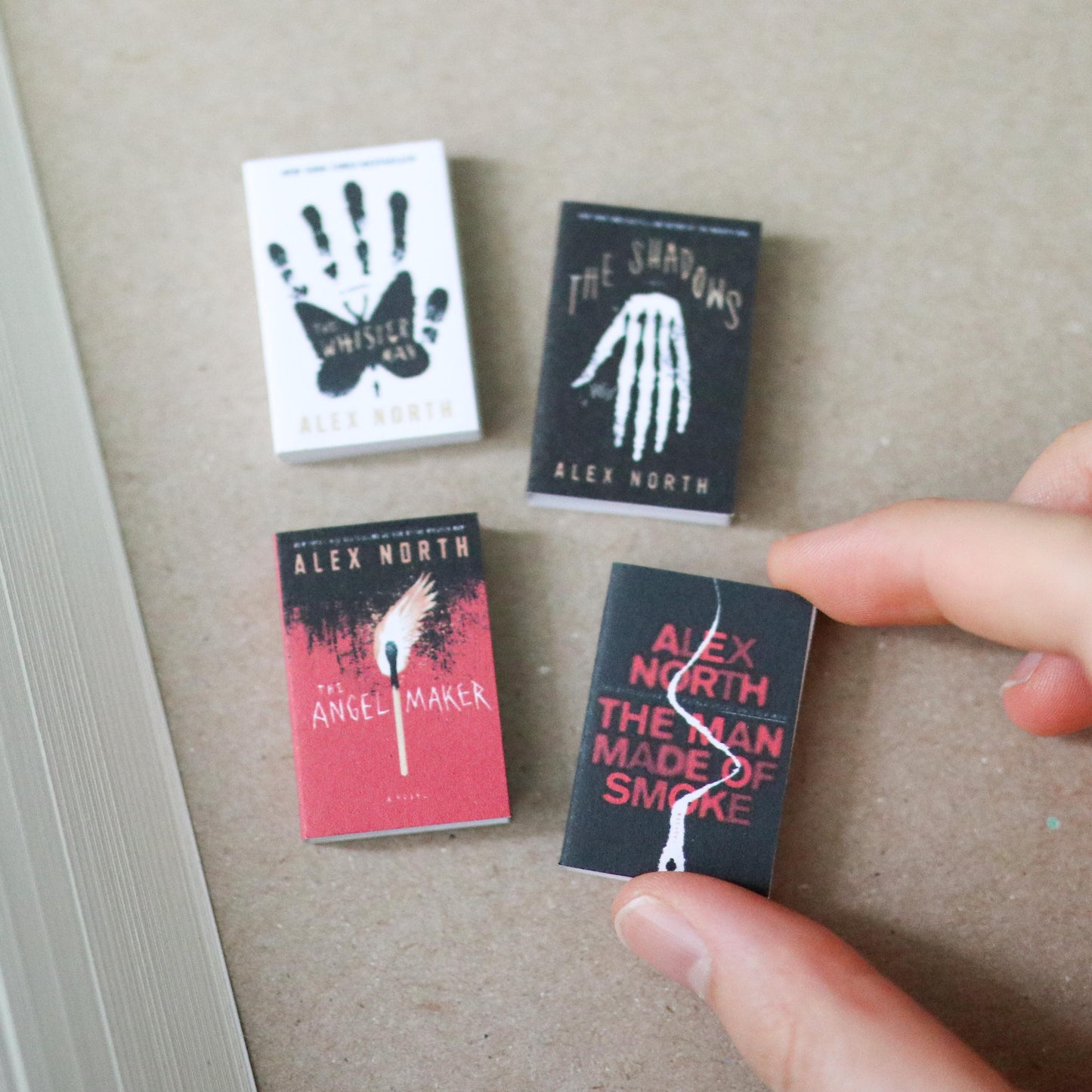 Handmade MINI Alex North Books (set of 4 mini books)