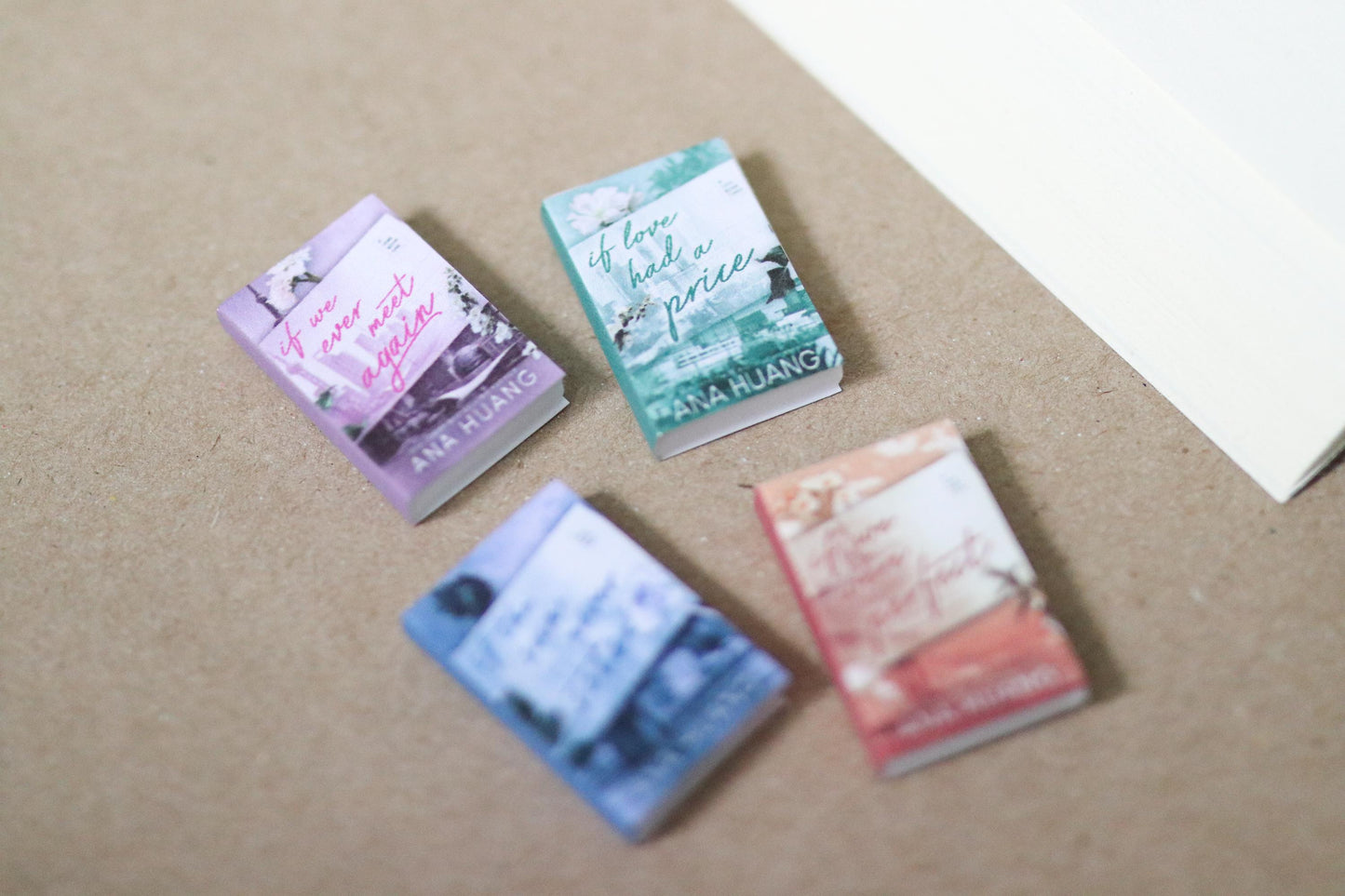 Handmade MINI If Love Series Books (set of 4 mini books)