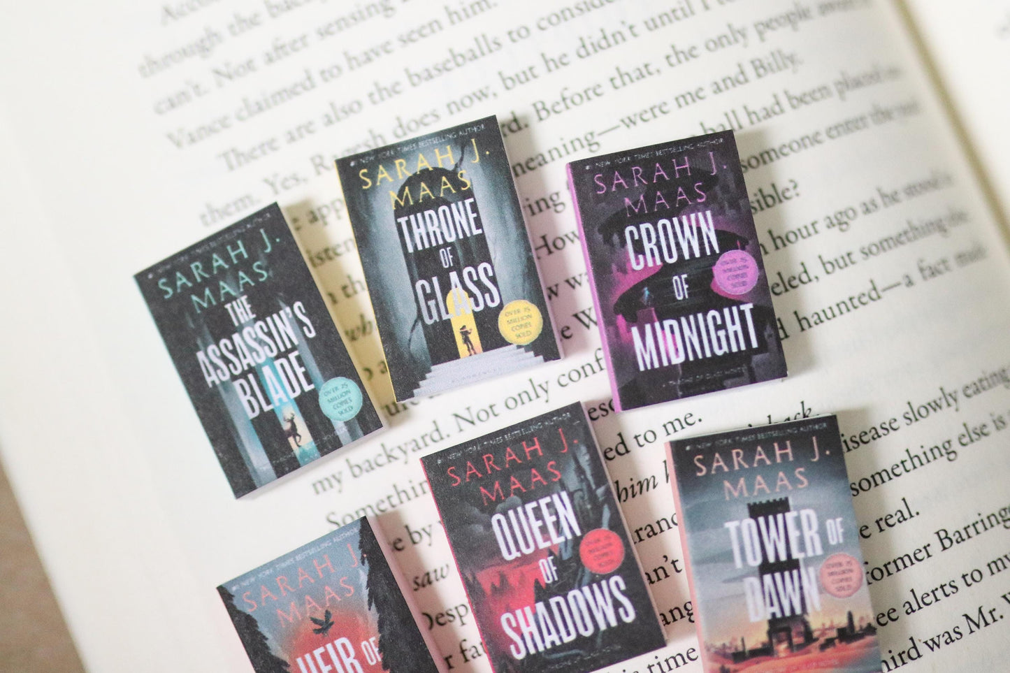 Handmade MINI Special Edition Throne of Glass Series Books (set of 8 mini books)
