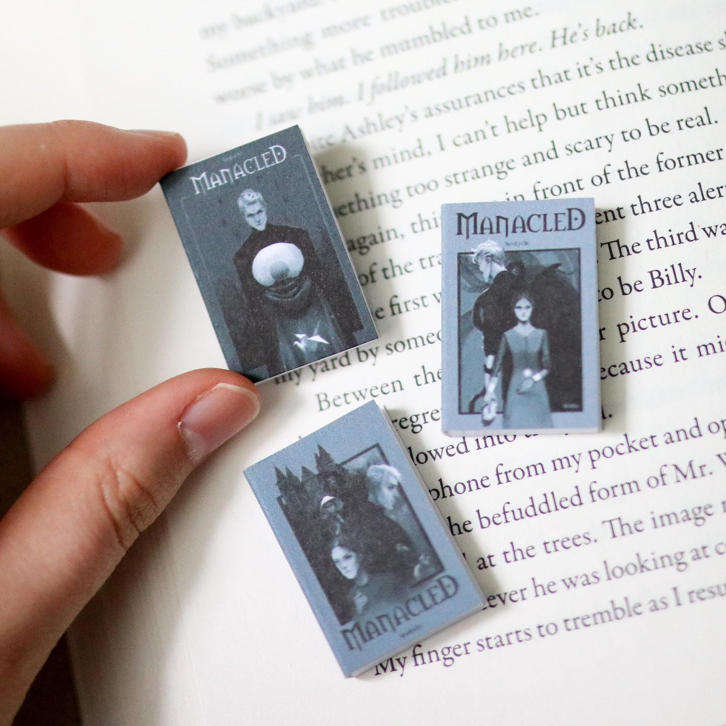 Handmade MINI Manacled Series Books (set of 3 mini books)