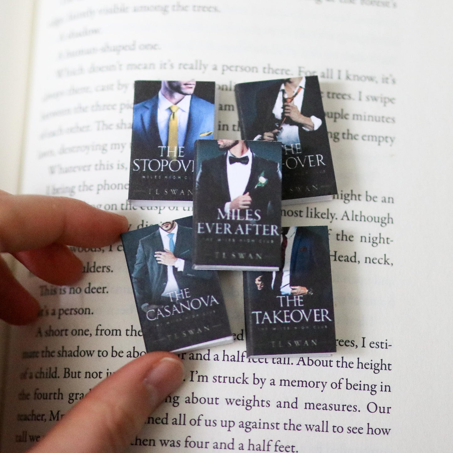Handmade MINI Miles High Club Series Books (set of 5 mini books)